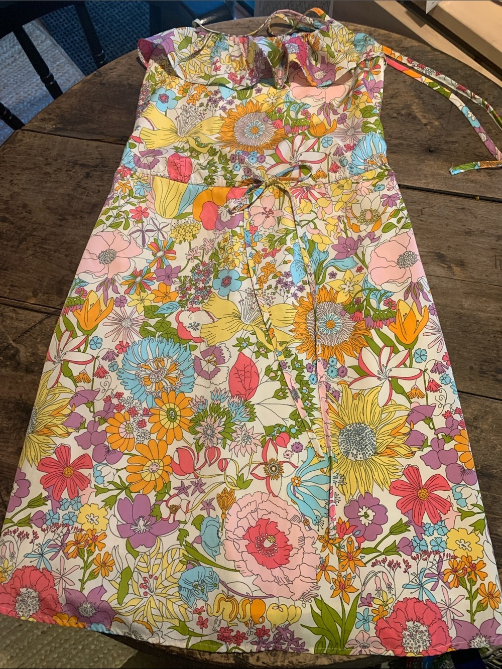 Liberty of London for Target Pastel Floral Dress - Yellow Pink Blue